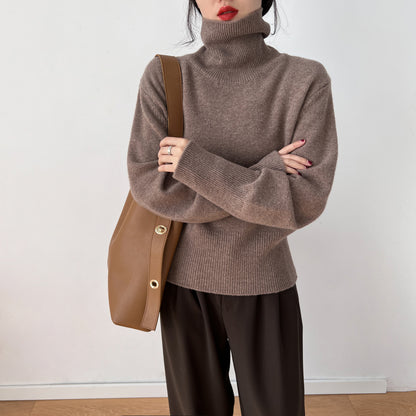 Loose Comfortable Retro Sweater for Women – Pullover Knit