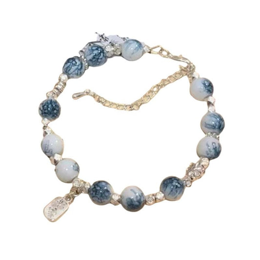 Butterfly Bracelet for Women – Elegant Crystal Beaded Jewelry