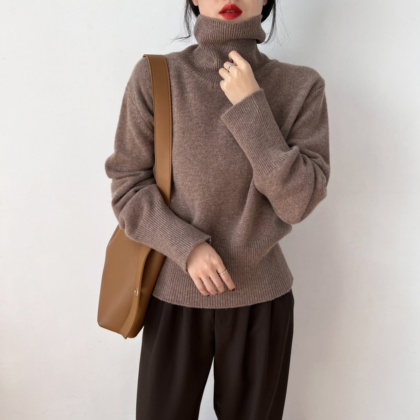 Loose Comfortable Retro Sweater for Women – Pullover Knit