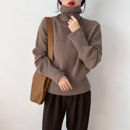 Loose Comfortable Retro Sweater for Women – Pullover Knit