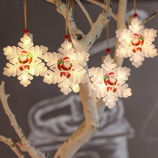 Christmas Decoration Sucker Hanging Lights – Snowflake LED